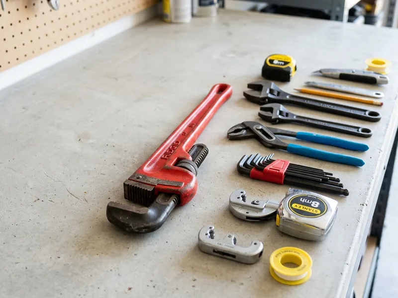 Professional plumbers in Vann Crossroads, NC equipped with top-tier tools for residential and commercial plumbing services.